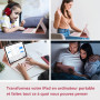 TQQ Coque Clavier pour iPad 10/11 Ème Generation (10.9 Pouces 2022/11 Pouces A16 2025), AZERTY Français Layout, Clavier Bluetoot