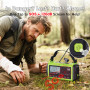 Dab/Dab+/FM Radio d'urgence Portable, Radio Solaire Manivelle avec Lampe Torche LED & Lampe de Lecture, 5000mAh Batterie Recharg
