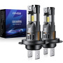 KOYOSO Ampoules H7 LED 110W 30000LM, Lampes Remplacement pour Halogènes, 1:1 Mini Design, Aucun Adaptateur Requis, Lot de 2