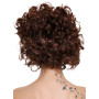 WIG ME UP - 91074-ZA33 Perruque Dame Carnaval mi-Long très bouclée Boucles Brun Acajou années 80