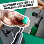 BATOCA S3 Polisseuse Sans Fil & S6 Mini Machine à Polir Ensemble,Batterie Universelle 12V, 2.0A,Polissage Voiture Complet/Détail