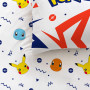 Pokemon Pika Parure de Lit Enfant 140x200 cm | 100% Coton | Oeko-TEX | Housse de Couette 1 Personne 140x200 cm + 1 Taie d'oreill
