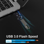 JOIOT 16Go Clé USB 3.0 Lot de 10 Clef USB Métal Imperméable Flash Drive Clés USB 16 Go pour PC, Ordinateur Portable, Stockage de