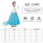 URAQT Elsa Déguisement, Robe Filles Costume, Costume Petites Filles Princesse Elsa Déguisement, Costume et Accessoires Noël Hall