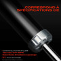 Frankberg 2x Amortisseur à gaz Avant Gauche Droite 517mm Pression de gaz Compatible avec Berlingo monospace B9 Partner Tepee Par
