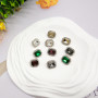 10 pièces de boutons vintage en strass avec perles, boutons dorés en métal à fleurs décoratifs à coudre, boutons en cristal pour