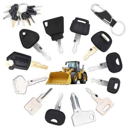 URQAT Clés D'allumage de Remplacement, 12PCS Universelle Clés de Commutateur D'allumage de Rechange, Clés de Démarrage Rechange 