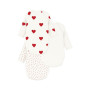 Petit Bateau A00az Body Bébé fille (lot de 3)