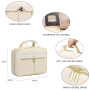 LOVEVOOK Grande Capacité Trousses de Toilette à Suspendre Vanity Maquillage, Trousse de Toilette Femme Voyage, Imperméable Trous