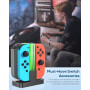 FYOUNG 4 en 1 Chargeur pour Compatible avec Joy Con pour Switch & OLED Model, Station de Charge pour Pro Manettes