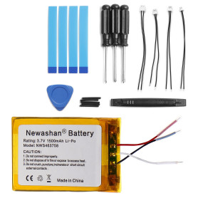 NEWASHAN Batterie AEC503759 Compatible avec SteelSeries Arctis 1 3 7 7P Casque de Jeu Bluetooth sans Fil Gaming Headset 1500mAh 