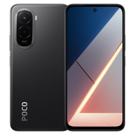 XIAOMI Smartphone Poco M7 4G, 6,9 Pouces, 8 Go + 256 Go, Noir, Batterie de 7000 mAh, écran IPS LCD, processeur Qualcomm SM6225 S