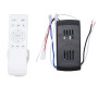 Tnfeeon Kit de Télécommande de Ventilateur de Plafond, DC 6 Vitesses Récepteur de Contrôleur de Lumière de Plafond avec Minuteri