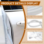 Joint Protection pour Bord de Tole Plage de Serrage 3-4mm Protection Bord Tole pour la Plupart des Voitures Traitement de la Tôl