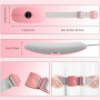 Ceinture Menstruelle Chauffante, Coussin Chauffant Menstruel Avec 3 Niveaux de Chaleur et 3 Modes de Massage (Rose)