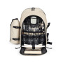 Livoo – Sac à Dos Pique-Nique 4 Personnes SE970C – 11L, 600D, 30 Accessoires, Crème