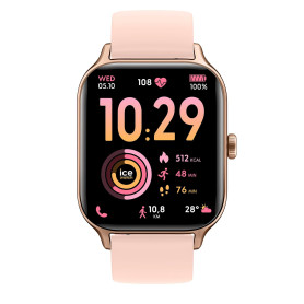ICE-WATCH - Ice fit RT 3.0 Rose-Gold Nude - Montre connectée de Sport Rose-Gold pour Femme avec Bracelet en Silicone - 025278 (1