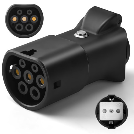 JULIK Adaptateur V2L Exclusif pour Renault R4 et R5 EV – Uniquement pour Véhicules avec Fonction Vehicle to Load – Prise Mobile 