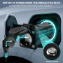 JULIK Adaptateur V2L Exclusif pour Renault R4 et R5 EV – Uniquement pour Véhicules avec Fonction Vehicle to Load – Prise Mobile 