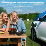 JULIK Adaptateur V2L Exclusif pour Renault R4 et R5 EV – Uniquement pour Véhicules avec Fonction Vehicle to Load – Prise Mobile 