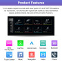 Road Top 12.3 inch Car Radio sans Fil Ecran Tactile CarPlay pour Audi A3/S3 2014-2019 Année avec MIB système, écran multimédia s