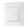 Zenitech - Interrupteur Va-et-Vient Encastré 10A 2300W - Design Moderne, Façade Réglable - Compatible Boîte d'Encastrement - Sup