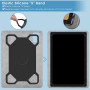 KATUMO Coque Etui Universel pour Tablette 10-10,1 Pouces Housse Protection pour Blackview/TECLAST/FACETEL/Lville/DOOGEE/XCX/Wqpl
