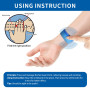 HIONXMGA 6 Paires de Bracelets Anti Nausées – Acupression Naturelle pour Mal des Transports, Nausées Matinales – Réutilisables e