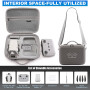 Veftsvy Drone Étui pour DJI Mini 4K, Sac de Transport Portable pour DJI Mini 4K/Mini 2/Mini 2 SE, Imperméable Pochette Drone, po