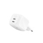 Belkin Chargeur USB C Multiple, 50 W, Chargeur Secteur GaN 2 Ports, Recharge Rapide pour MacBook, iPhone 17, iPad Pro, Chromeboo