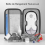 HUTT S7 Robot Nettoyeur de Vitres 6500Pa, Robot Laveur de Vitre avec Gicler l'eau Automatique, Châssis 3D Flottant, Système de P