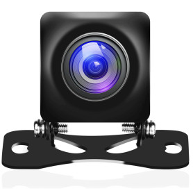 Podofo caméra de recul de voiture AHD Ultra HD Version nocturne étanche 158° pour autoradio Android (format P)