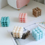 NICAVKIT 2 Pcs Bougie à Bulles, Cube Soja Cire Bougies Bougie Parfumée Décorative Bougies Esthétiques Pour Chambre à Coucher Cha