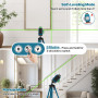 Kevsuvqin Niveau Laser avec Trepied 4 x 360°, 4D 16 Lignes Laser Chantier avec 2 x 3000mAh Batterie & Affichage LED, Niveau Lase