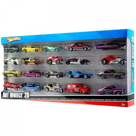 hot wheels coffret 20 voitures