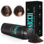 27.5G Fibres Capillaires - Poudre Densifiante Clairsemés - Solution Perte Cheveux Hommes Femmes (Brun Foncé)
