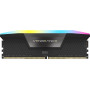 CORSAIR Vengeance RGB DDR5 RAM 8Go (1x8Go) 5200MHz CL40-40-40-77 1.25V Intel XMP 3.0 Mémoire pour Ordinateur de Bureau – Noir (C