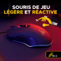 The G-Lab - Combo Hydrogen - Pack Clavier Souris Gamer, Clavier Gamer 60% Filaire, Rétroéclairage RGB, AZERTY FR, Format Compact