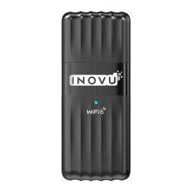 INOVU MBTAX900 - Clé Wi-FI 6 AX900 / Bluetooth 5.3 - Débits Jusqu’à 900 Mbit/s - Limite interférences - Latence réduite - Connex