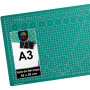 OfficeTree® Tapis de Decoupe Autocicatrisant A3- Plaque de Découpe – Tapis Coupe Couture pour Découpages Professionnels - 3 Couc