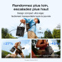 Station électrique portable ECOFLOW Trail 300 DC avec panneau solaire 45W, batterie externe ultra-légère 288 Wh, générateur sola