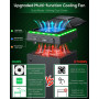 Ventilateur de Refroidissement RGB pour Xbox Series X avec Filtre Anti-poussière & 7 Modes D'éclairage LED, Refroidisseur pour X