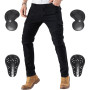 CTBQiTom Pantalon de Moto en Jean pour Homme avec Armure CE
