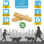 WOW BITES Premium Snacks à mâcher pour Chiens – Friandises Longue durée fabriquées à partir de Lait Naturel – Os à mâcher au Fro