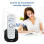 VTech Téléphone sans Fil DECT à 3 combinés, à Double Charge avec répondeur, Blocage d'appel, Identification de l'appelant/Appel 