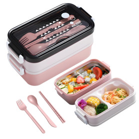 Electri-HQ Boîte à déjeuner à 3 compartiments, 1400 ml, passe au micro-ondes et au lave-vaisselle, chauffante, pour enfants, éco