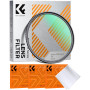 K&F CONCEPT Filtre Black Diffusion 1/4 52mm et 3 Chiffons de Nettoyage Emballés sous Vide Black-Mist Filtre Effet Cinématique po
