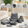 Organisateur Valise 8 Pièces,Organiseurs de Bagage pour Voyage,Packing Cubes de Voyages Pochette,Sacs Rangement de Valise Voyage
