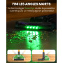 Zynet DP2 Aspirateur Balai Sans Fil À Double Batterie, 45KPa/60Min/500W, Affichage LED, Tube Télescopique, Autoportant, Lumière 