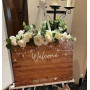 OrgMemory Fleur Arche Mariage, Artificielles Arche, 60cm, Fleur Murale Decorative, Fleur Artificielle Porte, Fleurs Arches, Deco